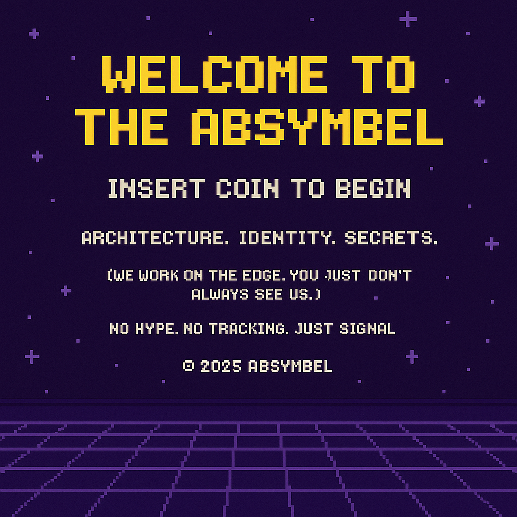 Retro splash screen